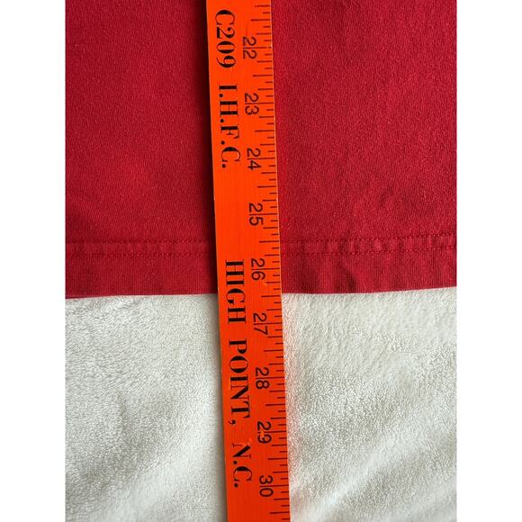 Vintage Abercrombie & Fitch Shirt Men's Medium‎ Red Blue Muscle Bear Trap Lounge - Picture 12 of 12